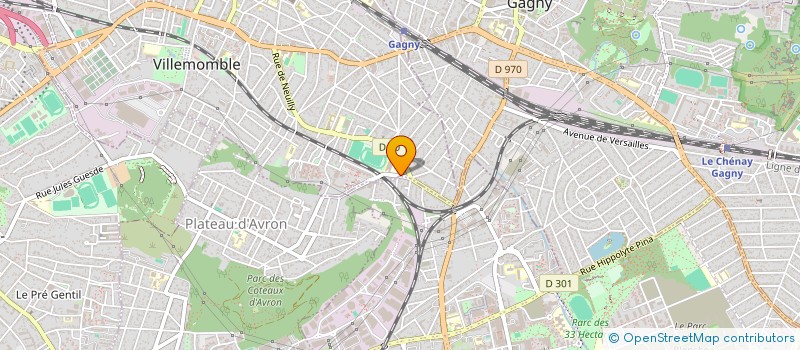 localisation de l'entreprise MONSIEUR PHUOC VINCENT  VILLEMOMBLE