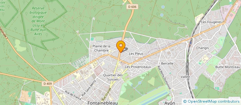 localisation de l'entreprise MONSIEUR PHYLIPPE FEDON  FONTAINEBLEAU