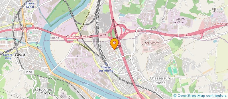 localisation de l'entreprise MONSIEUR PICHAILL NGUON  CHASSE-SUR-RHONE