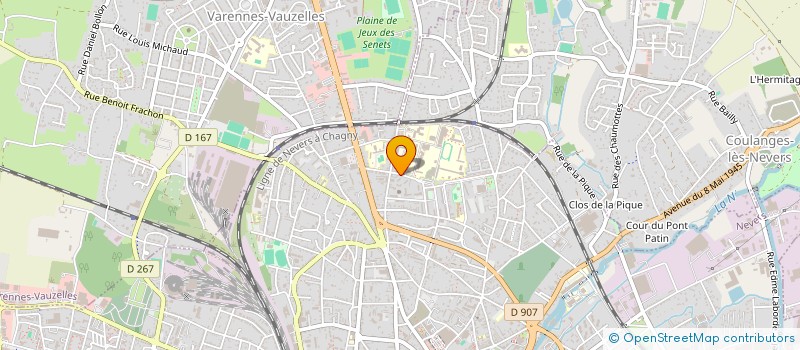 localisation de l'entreprise MONSIEUR PICOT AURELIEN  NEVERS