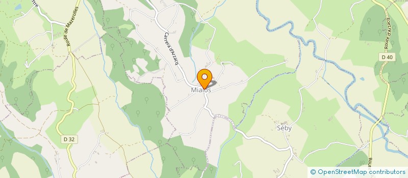 localisation de l'entreprise MONSIEUR PIE BELIBI  MIALOS