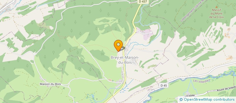 localisation de l'entreprise MONSIEUR PIE BURRIE  CHAPELLE DES BOIS