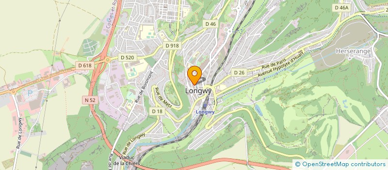 localisation de l'entreprise MONSIEUR PIEDRICK BUSNELLO à LONGWY