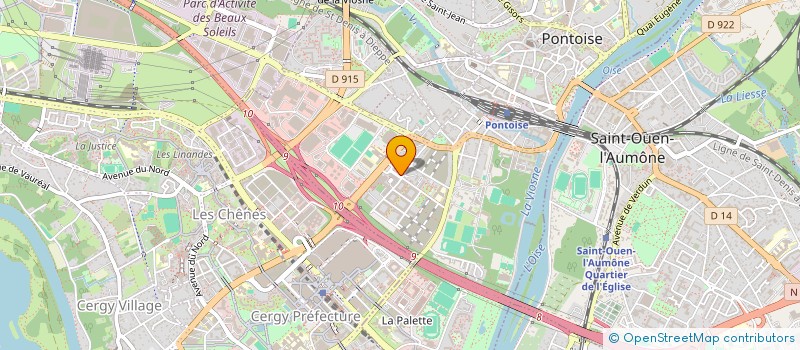 localisation de l'entreprise MONSIEUR PIEKOURA ZAHUI à PONTOISE