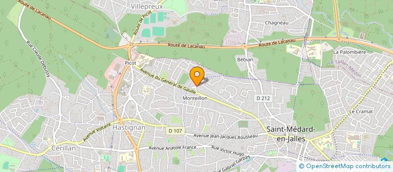 localisation de l'entreprise MONSIEUR PIER LEE  SAINT-MEDARD-EN-JALLES