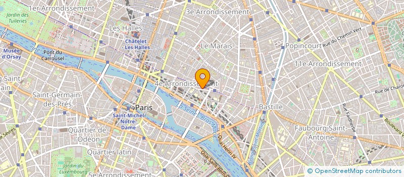 localisation de l'entreprise MONSIEUR PIEREE GILBERT  PARIS