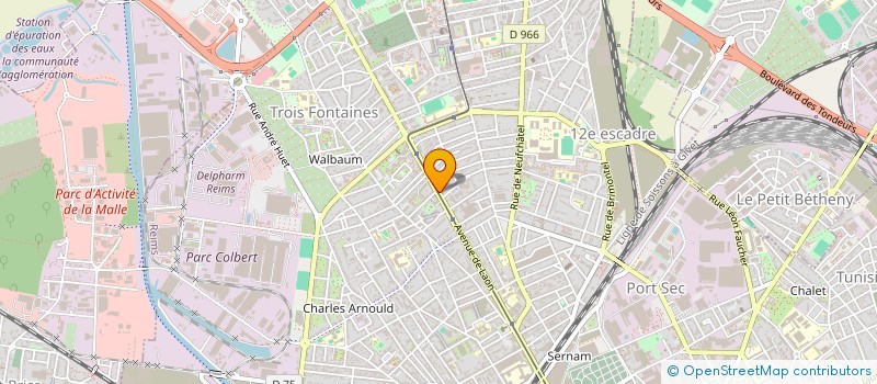 localisation de l'entreprise MONSIEUR PIERFRANCO ARCAI  REIMS