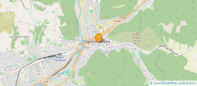 localisation de l'entreprise MONSIEUR PIERIC MEISSONIER à DIGNE-LES-BAINS