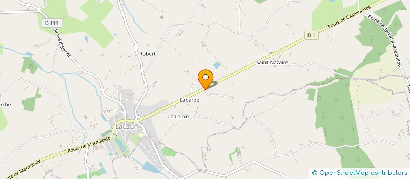 localisation de l'entreprise MONSIEUR PIERIC MONSSIGNY  LAUZUN