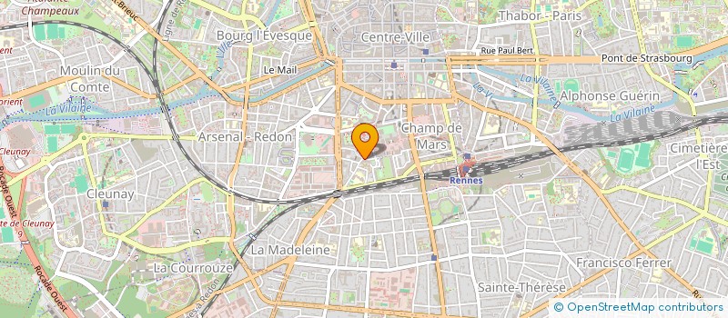 localisation de l'entreprise MONSIEUR PIERIC PEUZE à RENNES
