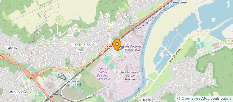 localisation de l'entreprise MONSIEUR PIERIC PROVILLE  VILLERS-SAINT-PAUL