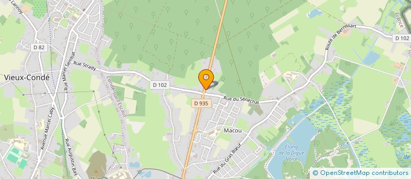 localisation de l'entreprise MONSIEUR PIERICK LADRIER  CONDE-SUR-L'ESCAUT