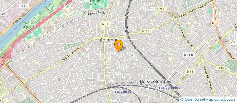localisation de l'entreprise MONSIEUR PIERICK VILLAUME à COLOMBES