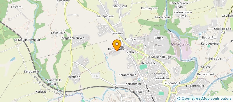 localisation de l'entreprise MONSIEUR PIERIG LE JEUNE  MELLAC