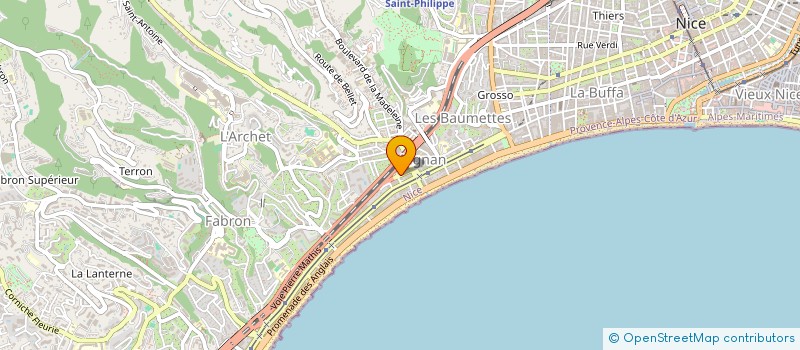 localisation de l'entreprise MONSIEUR PIERLUIGI MERLO à NICE