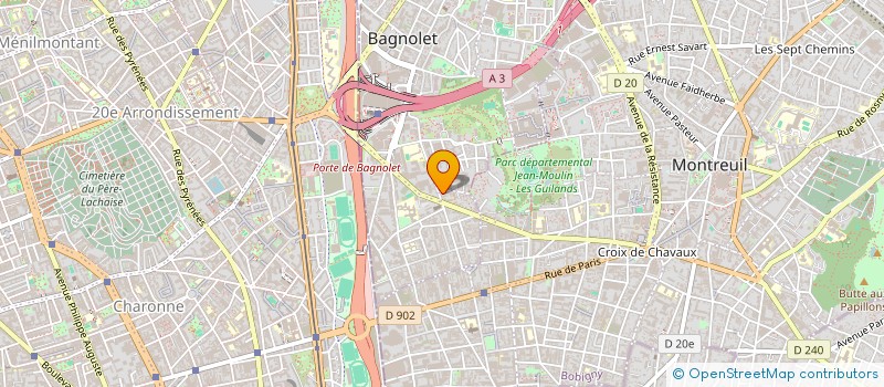 localisation de l'entreprise MONSIEUR PIERLUIGI VATTIMO à BAGNOLET