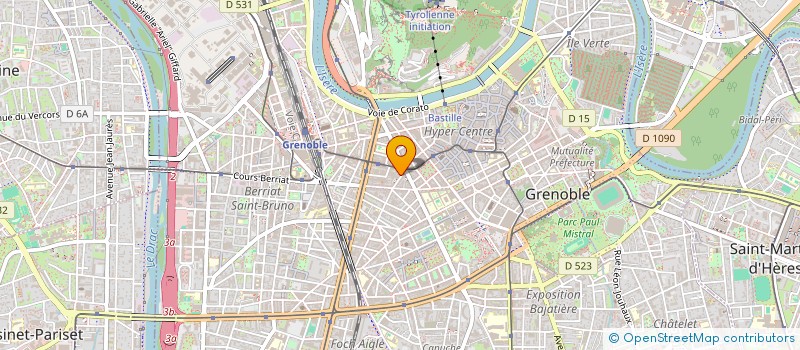 localisation de l'entreprise MONSIEUR PIERO BRUNO à GRENOBLE