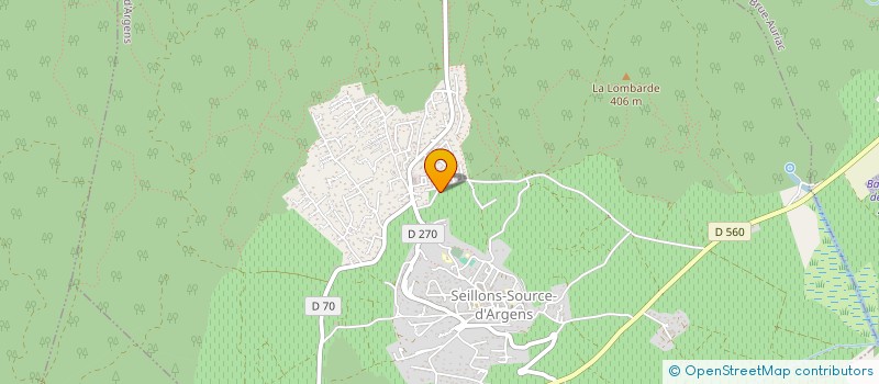 localisation de l'entreprise MONSIEUR PIERO FRANZOSO  SEILLONS-SOURCE-D'ARGENS