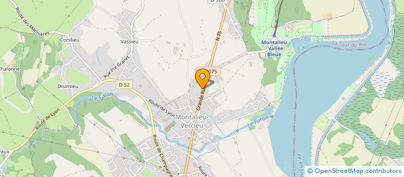 localisation de l'entreprise MONSIEUR PIERO MANCUSO  MONTALIEU-VERCIEU