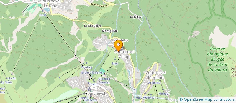 localisation de l'entreprise MONSIEUR PIERO MOSCA à COURCHEVEL