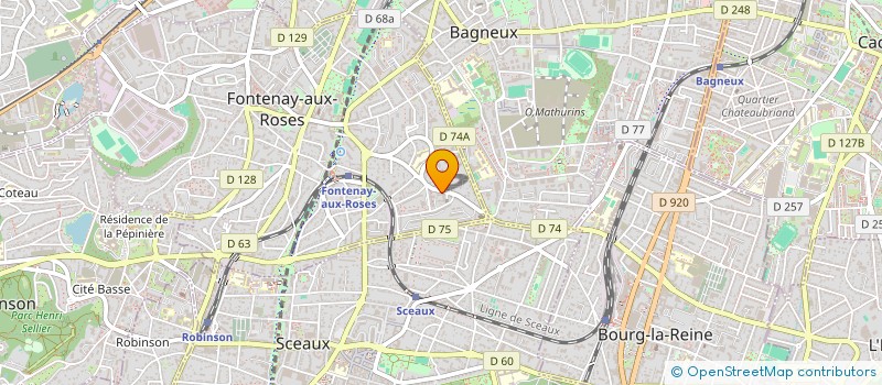 localisation de l'entreprise MONSIEUR PIERPAOLO PALMA  FONTENAY-AUX-ROSES