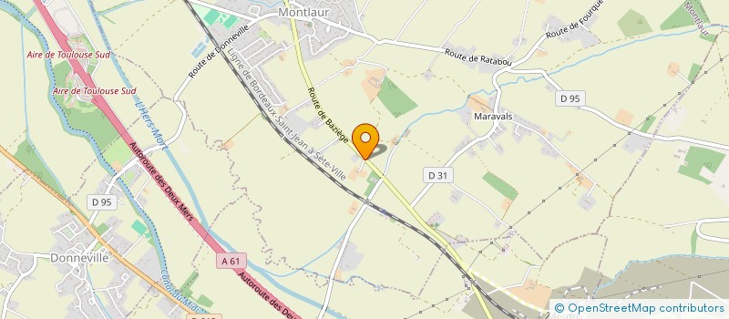 localisation de l'entreprise MONSIEUR PIERRE ABADIE  MONTLAUR