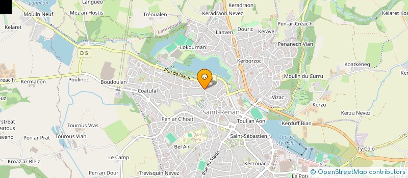 localisation de l'entreprise MONSIEUR PIERRE ABALLEA  SAINT-RENAN