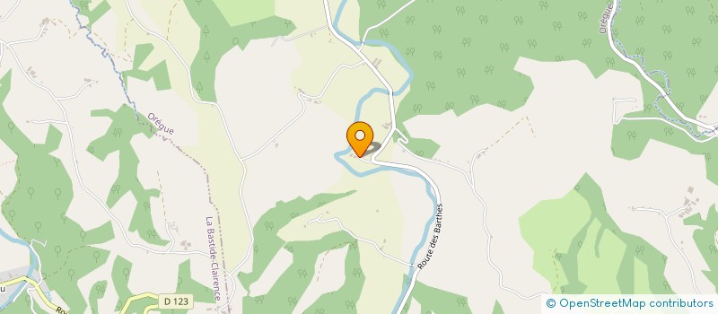 localisation de l'entreprise MONSIEUR PIERRE ABBADIE  OREGUE