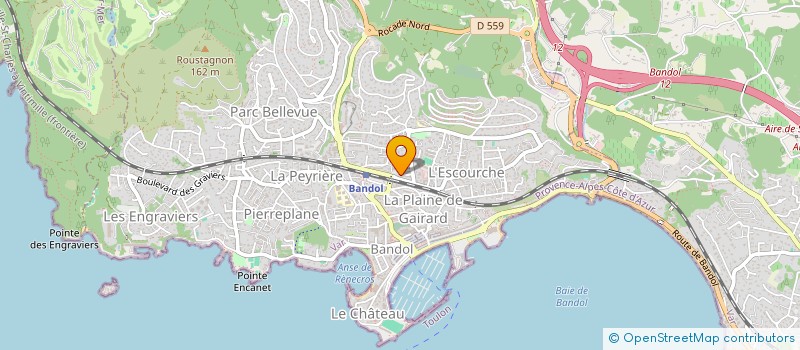 localisation de l'entreprise MONSIEUR PIERRE ABBADINI  BANDOL