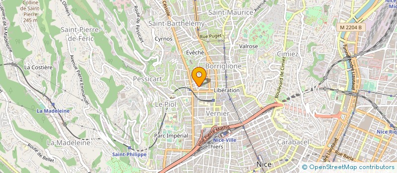 localisation de l'entreprise MONSIEUR PIERRE ABBATUCCI à NICE