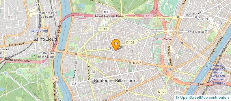 localisation de l'entreprise MONSIEUR PIERRE ABOUCHAHLA à BOULOGNE-BILLANCOURT