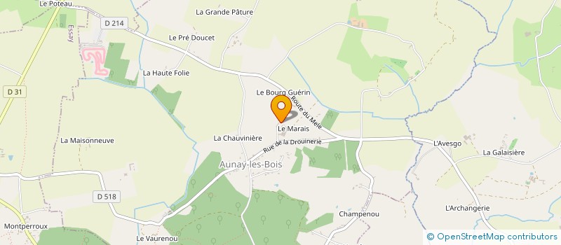 localisation de l'entreprise MONSIEUR PIERRE ABRAHAMSE à AUNAY-LES-BOIS