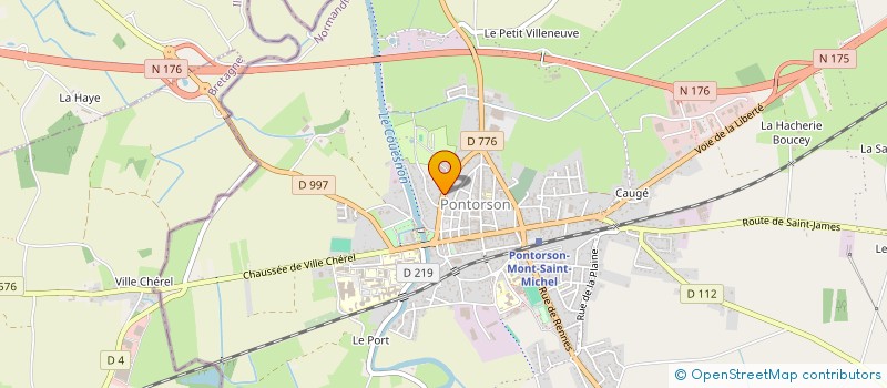 localisation de l'entreprise MONSIEUR PIERRE ACERBIS  PONTORSON