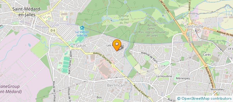 localisation de l'entreprise MONSIEUR PIERRE ACHARD  SAINT-MEDARD-EN-JALLES