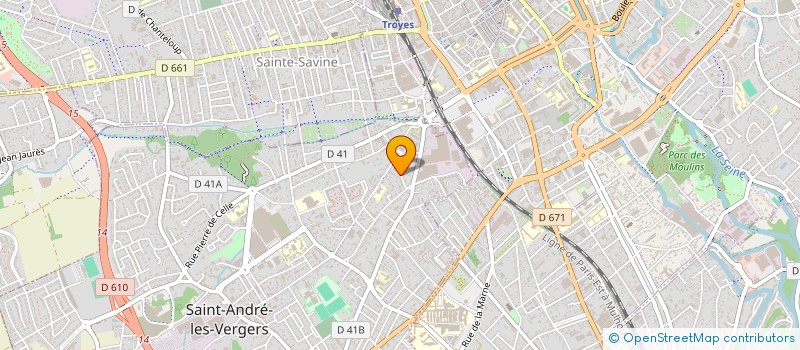 localisation de l'entreprise MONSIEUR PIERRE ACHARD  SAINT-ANDRE-LES-VERGERS