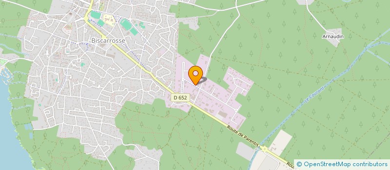 localisation de l'entreprise MONSIEUR PIERRE ADAM  BISCARROSSE