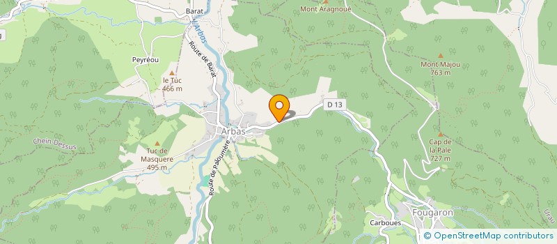 localisation de l'entreprise MONSIEUR PIERRE ADAM  ARBAS