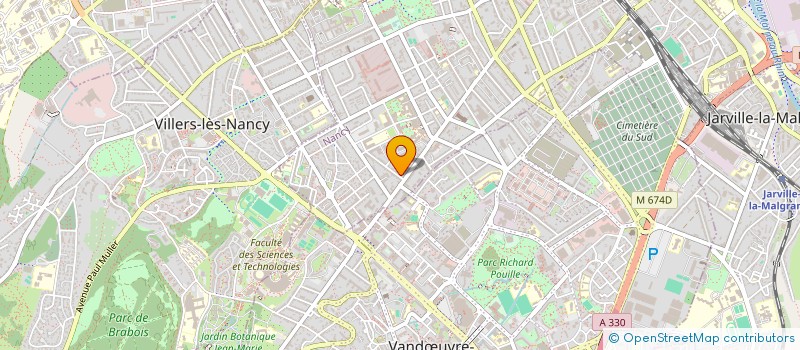 localisation de l'entreprise MONSIEUR PIERRE ADLOFF à NANCY