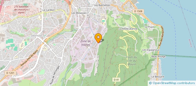 localisation de l'entreprise MONSIEUR PIERRE ADOLPHE  ANNECY