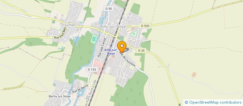 localisation de l'entreprise MONSIEUR PIERRE ADRIEN MATHIEU  AILLY-SUR-NOYE