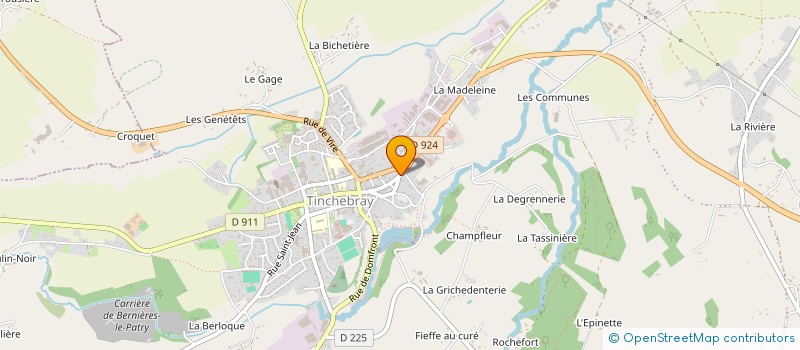 localisation de l'entreprise MONSIEUR PIERRE AGATI à TINCHEBRAY-BOCAGE