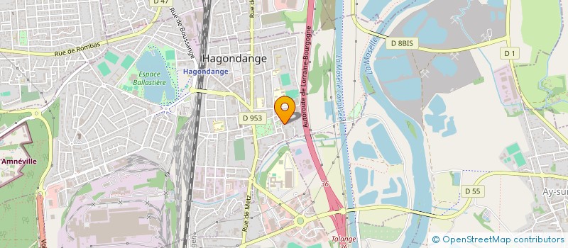 localisation de l'entreprise MONSIEUR PIERRE AGIUS  HAGONDANGE