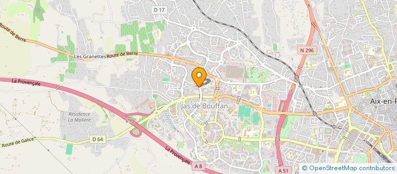 localisation de l'entreprise MONSIEUR PIERRE AGUESSE à AIX-EN-PROVENCE