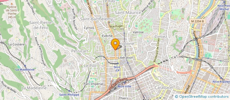 localisation de l'entreprise MONSIEUR PIERRE AGUSTINUS à NICE
