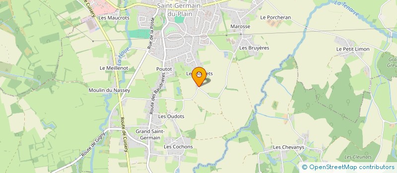 localisation de l'entreprise MONSIEUR PIERRE AIMARD  SAINT-GERMAIN-DU-PLAIN