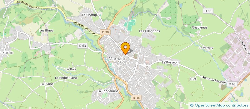 localisation de l'entreprise MONSIEUR PIERRE AIMONT  MORNANT