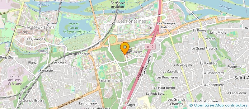 localisation de l'entreprise MONSIEUR PIERRE AIN  TOURS