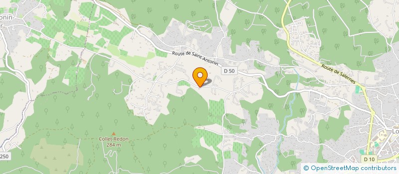 localisation de l'entreprise MONSIEUR PIERRE AINAUD  LORGUES