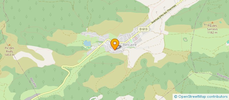 localisation de l'entreprise MONSIEUR PIERRE AINIE  BELCAIRE