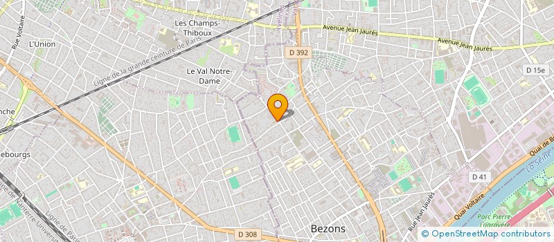 localisation de l'entreprise MONSIEUR PIERRE AKALLA-DJAGNIKPO  BEZONS